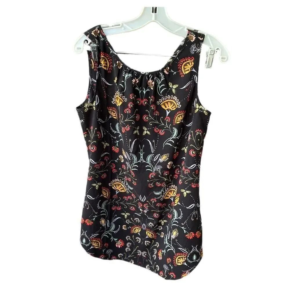 Cabi size S tank top tunic. Floral relaxed fit